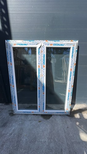 Fenêtre pvc blanc deux