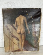 ⚜️Nude woman painting attributable to the painter Othon friesz Galerie De Paris