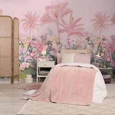 Tropical Palmier Paradis Décoration Murale 99383 Enfants Fille Chambre Fard Rose