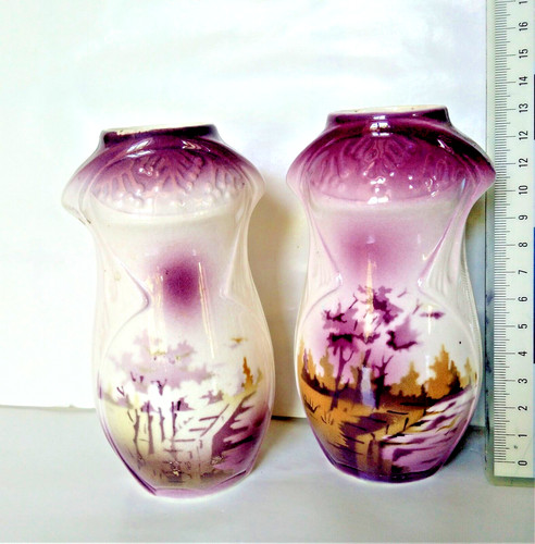 Paire vases anciens - de,