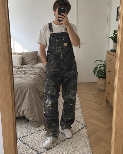 Salopette carhartt noire 42x30 - salopette,