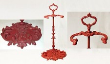 OLD ART NOUVEAU CAST IRON UMBRELLA HOLDER brand C.P?