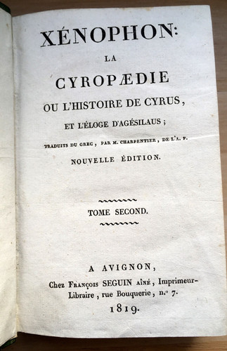1819 xenophon cyropaedie - 1819,