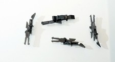 ROCO HO SCALE 1/87 4 GREY HARPOON HITCH HOOKS USED
