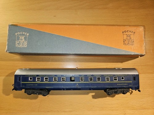 Pocher 215 wagon lit ciwl - h0,