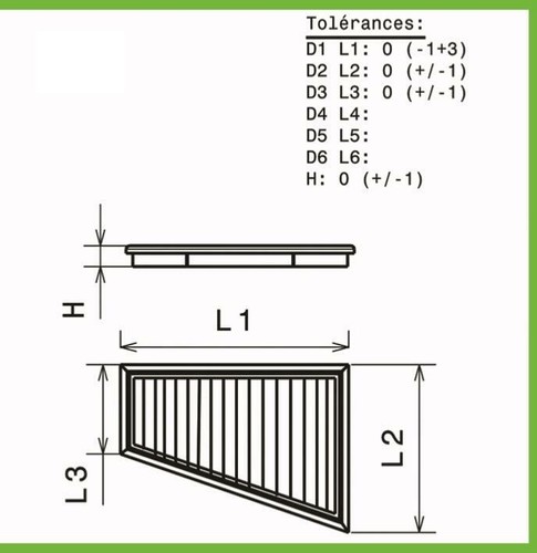 Filtre air green - filtre, a
