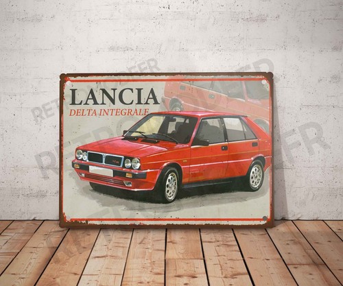 Plaque métal vintage - , lancia