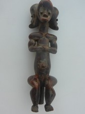 Triple-faced Yaka statue African Tribal Art