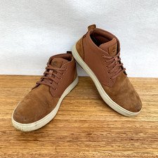 ?☘️ Mens Timberland Nubuck Leather Davis Square Chukka Boots Shoes Size 43 9