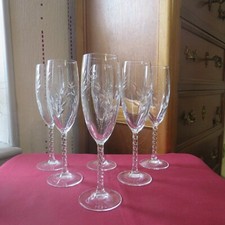 6 Crystal Champagne Flutes Flute Flute Flute Flute Flute Size Epi A