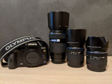 Olympus E-520 Camera and 3 lenses 70-300, 40-150, 14-42 low shutter count