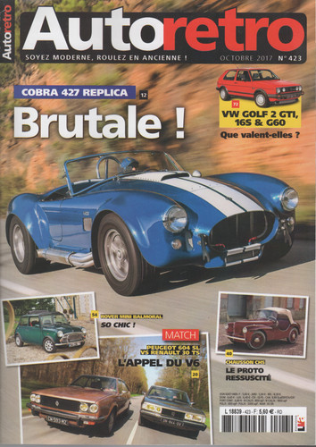 Auto retro 423 cobra 427 - 427, golf