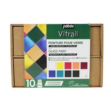 Coffret - peinture pour verre