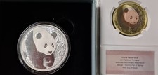 30g Silver Copper China Panda Coin Set Chinese Limited Tri Metal 2017 Denver ANA