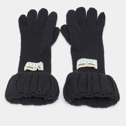 Gucci noir côtelé knit - noir,