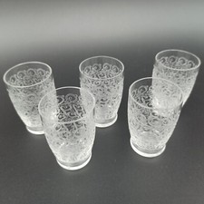 BACCARAT - 5 GLASSES CRYSTAL