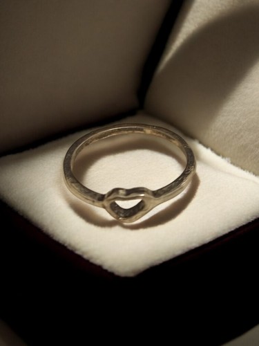 Bague vintage cœur - , ajouré