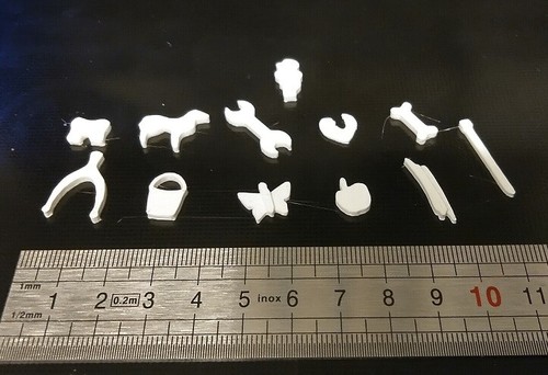 Pièces imprimées pour - en, 3d