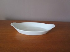 Plat à gratin  en porcelaine Blanche de  Pillivuyt France