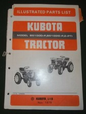 Manuel De Pièces KUBOTA B5100D-P B5100E-P PT Tracteur Catalogue OEM Original