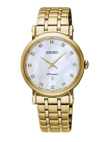 Seiko premier quartz diamond - seiko,