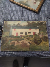 ancien tableau huile sur toile