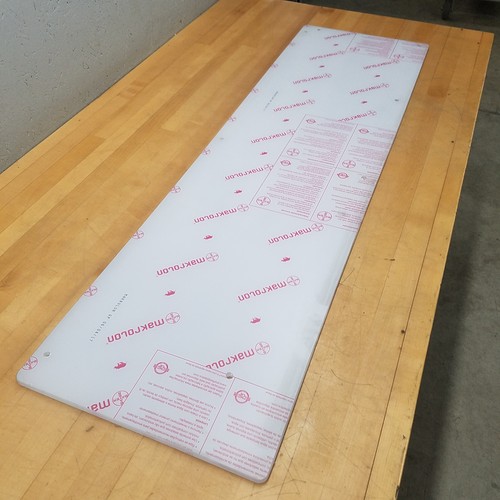 Makrolon length 1 - 52", 14-1/2"