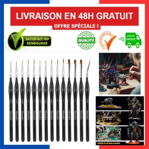 Lot pinceaux fins - lot,