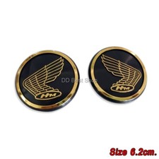 Emblème Honda Gold Noir