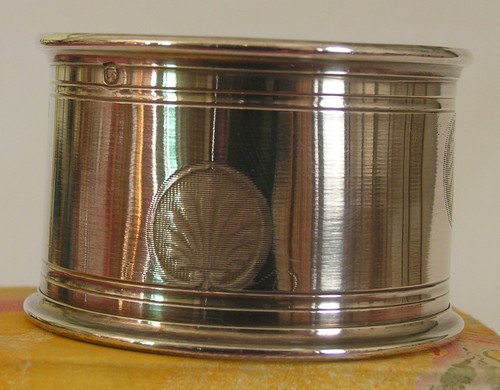 Rond serviette argent - de,