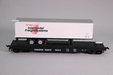 LE4404 MODEL POWER Train Ho Wagon plateau porte remorque camion CP Rail 303318