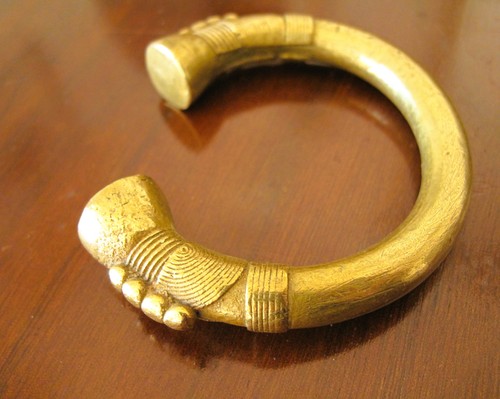 Bracelet africain ancien akan - bracelet,