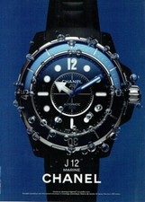Advertising 1120 2011 Chanel the J12 Marine Automatic Watch