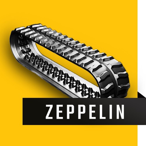 Chenilles caoutchouc zeppelin - caoutchouc,
