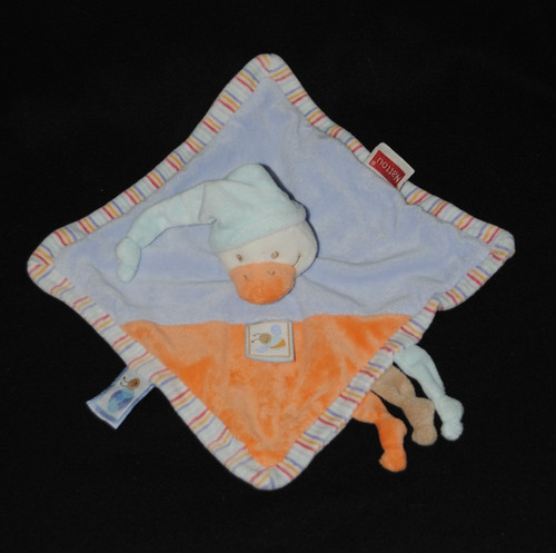 Doudou canard plat nattou - canard,