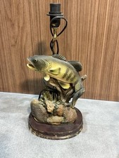 Ancienne Lampe poisson  Truite années 60