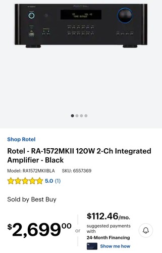 Rotel 1572mkii 120w ch - rotel,
