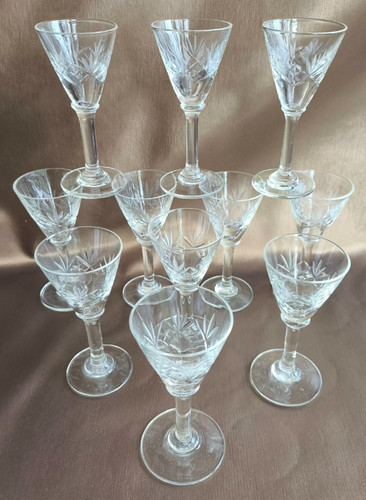 Anciens verres goutte - 11,