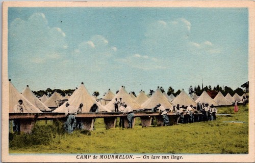 74274 postcard camp - postcard,
