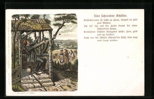 Carte postale artiste - carte,