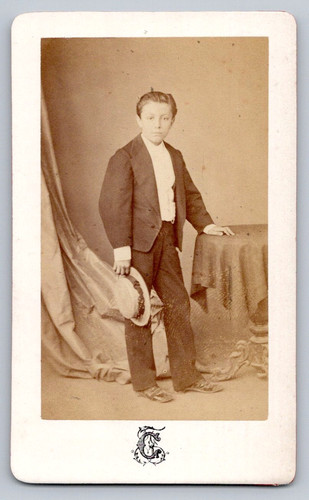 Cdv 1870 jeune garçon - garçon, en