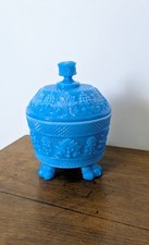 Antique Blue Opaline Candy