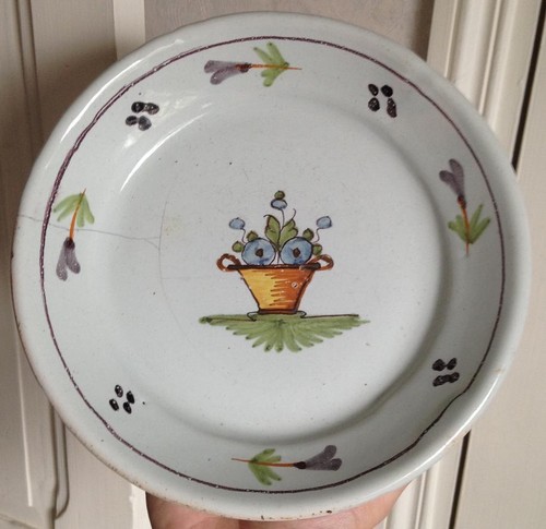 Assiette faience xixeme - xixeme, à