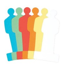 Presentation Cards Human 90x200mm (Pack of 120) | Labelable Index Cards |