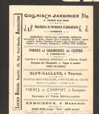 ANGOULEME (16) Representant  MANUFACTURES de FERRONNERIE "Lucien RIVAUD" en 1926