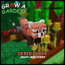 ?2X Red Panda ?GROW A GARDEN - CHEAPEST!⚡?