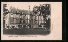 Old postcard Beaurouvre, le Chateau 