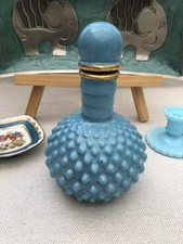 Flacon Porcelaine Ancien Vintage Style Fenton Hobnails