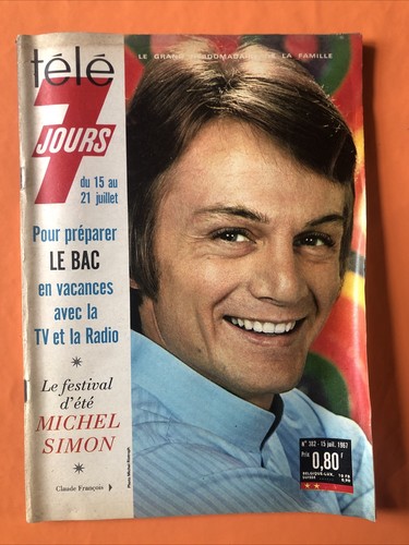 Télé jours 382 claude - n°,