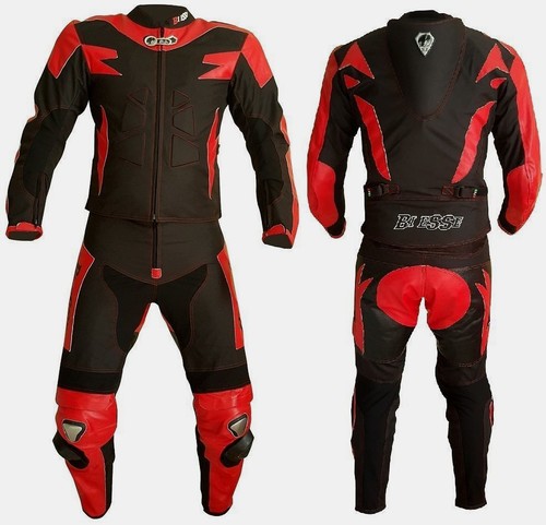 Combinaison moto cuir veste - en,
